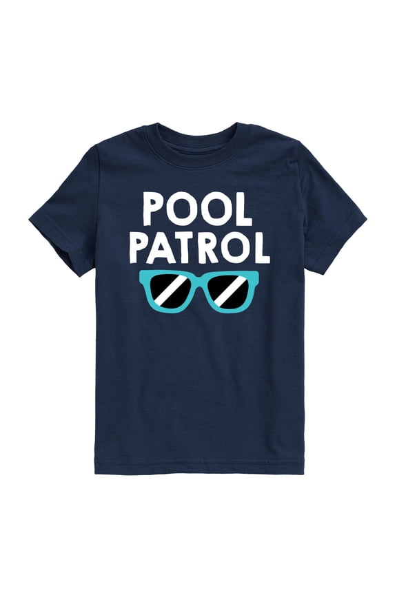 - Pool Patrol - Youth Boys Short Sleeve Graphic T-Shirt