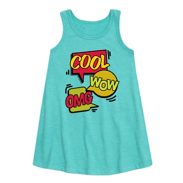 Instant Message - Pop Art Bubbles - Toddler & Youth Girls A-line Dress