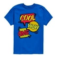 thumbnail image 1 of Instant Message - Pop Art Bubbles - Toddler & Youth Short Sleeve Graphic T-Shirt, 1 of 6