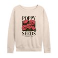 thumbnail image 1 of Instant Message - Poppy Seeds Organic - Women's Lightweight French Terry Long Sleeve Shirt, 1 of 6