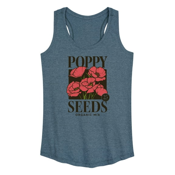 Instant Message - Poppy Seeds Organic - Women's Racerback Tank Top