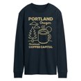 thumbnail image 1 of Instant Message - Portland Coffee Long Sleeve Graphic T-Shirt, 1 of 5