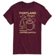 thumbnail image 1 of Instant Message - Portland Coffee - Men's Short Sleeve Graphic T-Shirt, 1 of 5
