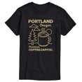 thumbnail image 1 of Instant Message - Portland Coffee - Men's Short Sleeve Graphic T-Shirt, 1 of 5