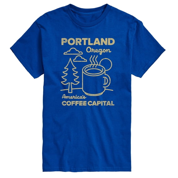 Instant Message - Portland Coffee - Men's Short Sleeve Graphic T-Shirt