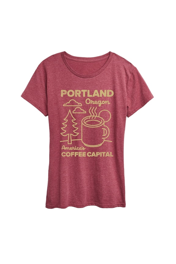 - Portland Coffee Short Sleeve Graphic T-Shirt