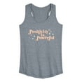 thumbnail image 1 of Instant Message - Positivity Is Powerful - Women's Racerback Tank Top, 1 of 6