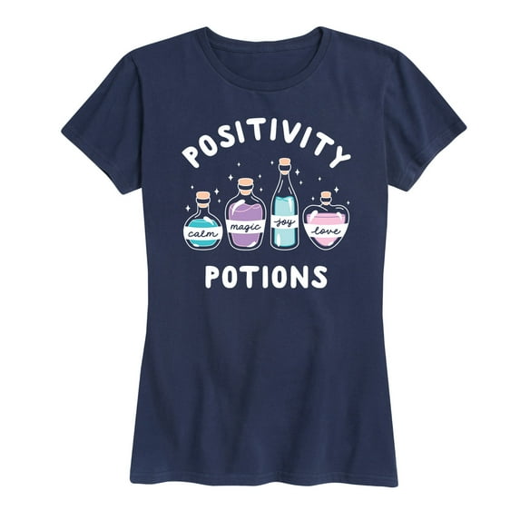 Instant Message - Positivity Potions - Women's Short Sleeve Graphic T-Shirt