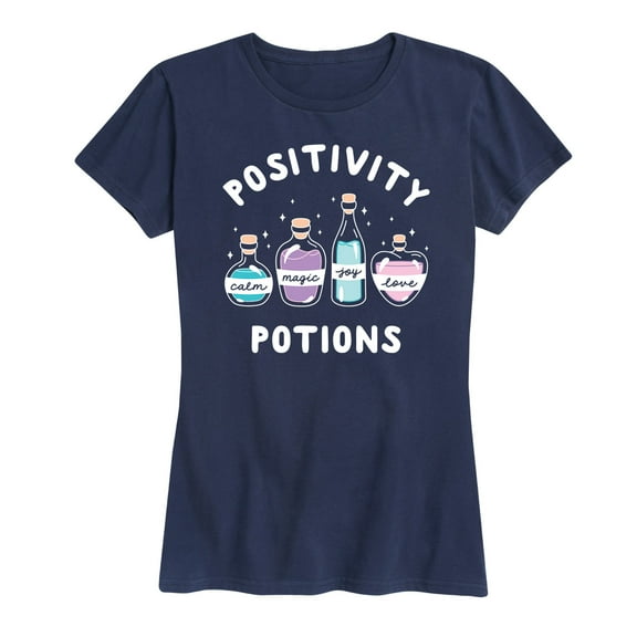 Instant Message - Positivity Potions  - Women's Short Sleeve Graphic T-Shirt