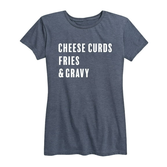 Instant Message - Poutine List - Women's Short Sleeve Graphic T-Shirt