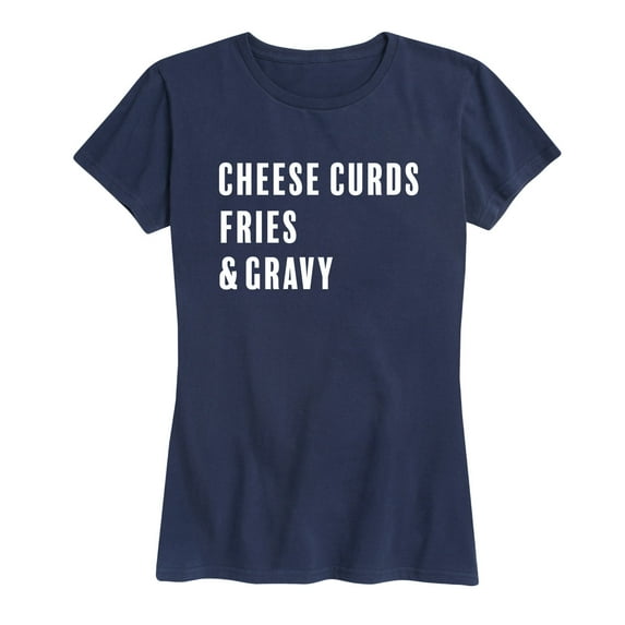 Instant Message - Poutine List - Women's Short Sleeve Graphic T-Shirt