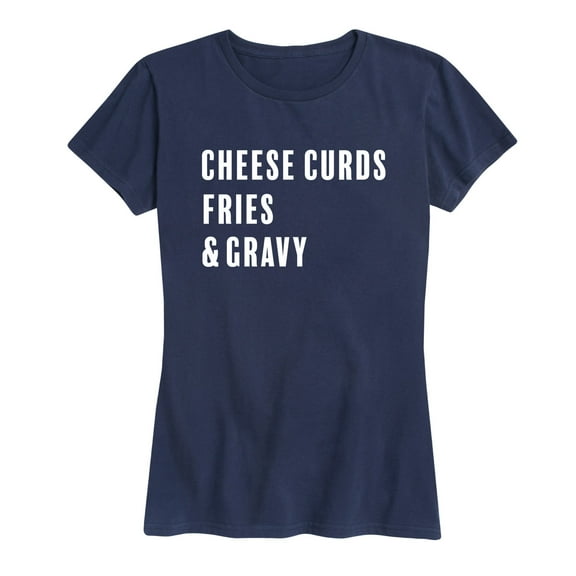 Instant Message - Poutine List - Women's Short Sleeve Graphic T-Shirt