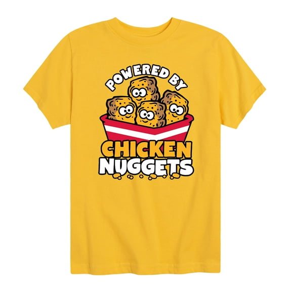Instant Message - Powered By Chicken Nuggets - Toddler And Youth Short Sleeve Graphic T-Shirt