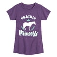 thumbnail image 1 of Instant Message - Prairie Princess Fitted Short Sleeve Graphic T-Shirt, 1 of 6