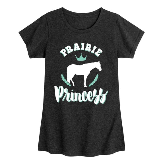 Instant Message - Prairie Princess Fitted Short Sleeve Graphic T-Shirt
