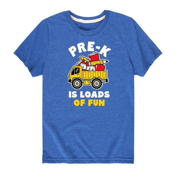 Instant Message - Pre K Is Loads Of Fun - Youth Short Sleeve Tee