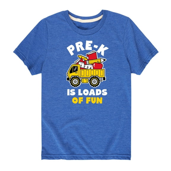 Instant Message - Pre K Is Loads Of Fun - Youth Short Sleeve Tee
