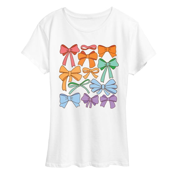 Instant Message - Pride Coquette Bows Short Sleeve Graphic T-Shirt