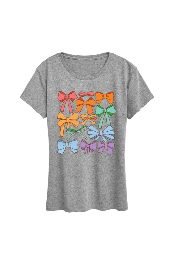 - Pride Coquette Bows Short Sleeve Graphic T-Shirt