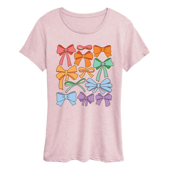 Instant Message - Pride Coquette Bows - Women's Short Sleeve Graphic T-shirt