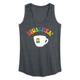 thumbnail image 1 of Instant Message - Equalitea - Women's Racerback Graphic Tank, 1 of 6