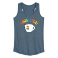 thumbnail image 1 of Instant Message - Pride Graphic Racerback Tank, 1 of 6