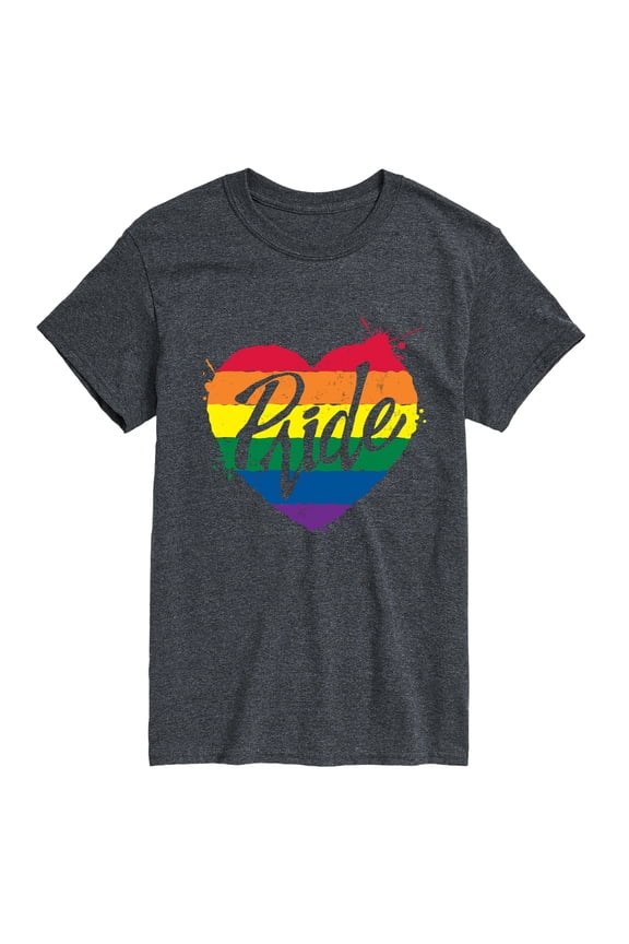 - Pride Heart - Men's Short Sleeve Graphic T-Shirt