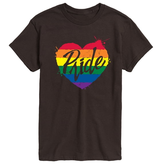 Instant Message - Pride Heart - LGBT Pride Ally - Men's Short Sleeve T-Shirt