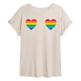 thumbnail image 1 of Instant Message - Pride Hearts Relaxed Fit T-Shirt, 1 of 5