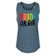 thumbnail image 1 of Instant Message - Pride Or Die - Women's Racerback Tank, 1 of 5