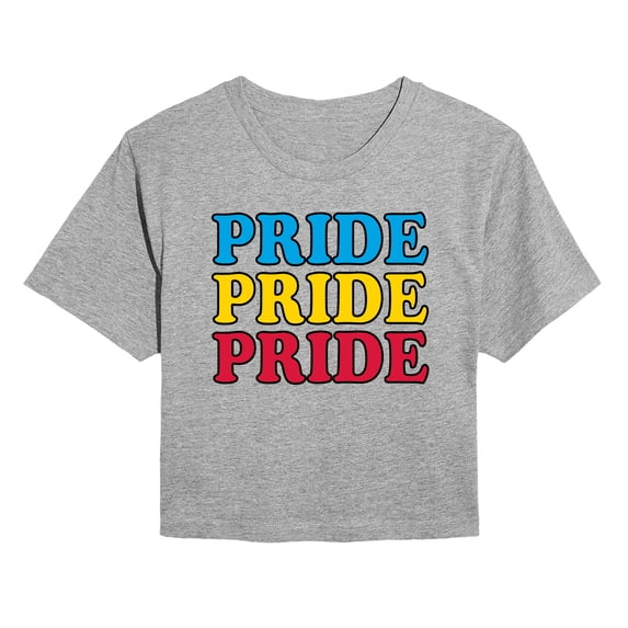 Instant Message - Pride Repeated Cropped Graphic T-Shirt