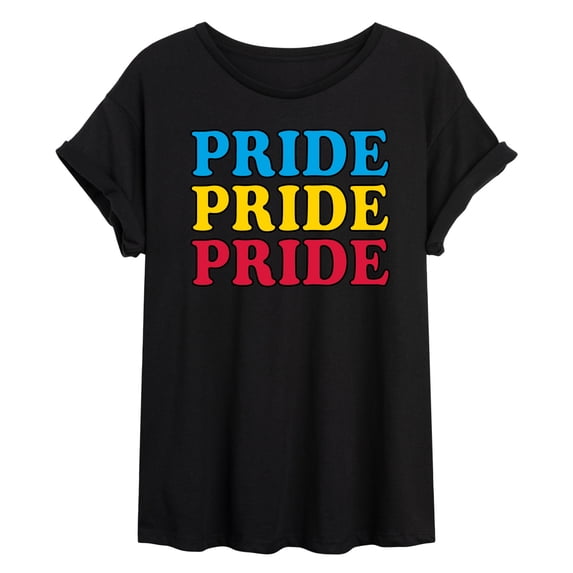 Instant Message - Pride Repeated Oversized Graphic T-Shirt