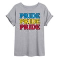 thumbnail image 1 of Instant Message - Pride Repeated Relaxed Fit T-Shirt, 1 of 5