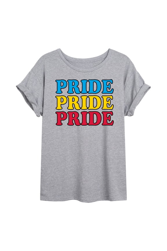 - Pride Repeated Oversized Graphic T-Shirt