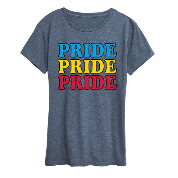 Instant Message - Pride Repeated Short Sleeve Graphic T-Shirt