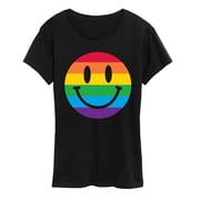 Instant Message - Pride Smile Short Sleeve Graphic T-Shirt