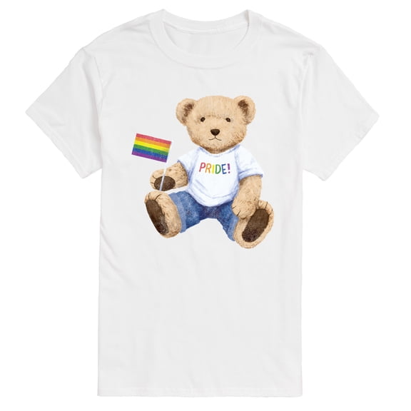 Instant Message - Pride Teddy Bear - Men's Short Sleeve Graphic T-shirt