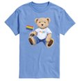 thumbnail image 1 of Instant Message - Pride Teddy Bear - Men's Short Sleeve Graphic T-shirt, 1 of 5