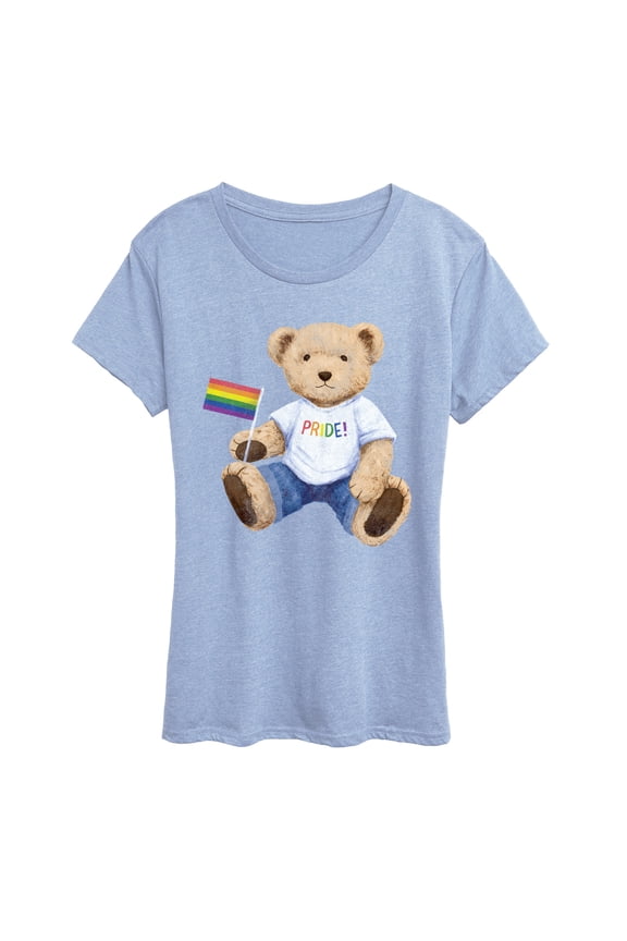 - Pride Teddy Bear Short Sleeve Graphic T-Shirt