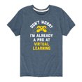 thumbnail image 1 of Instant Message - Pro At Virtual Learning - Youth Short Sleeve Tee, 1 of 5