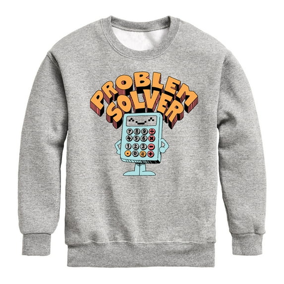Instant Message - Problem Solver - Toddler & Youth Crewneck Fleece Sweatshirt