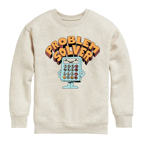 Instant Message - Problem Solver - Toddler & Youth Crewneck Fleece Sweatshirt