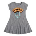 thumbnail image 1 of Instant Message - Problem Solver - Toddler & Youth Girls Fit & Flare Dress, 1 of 1