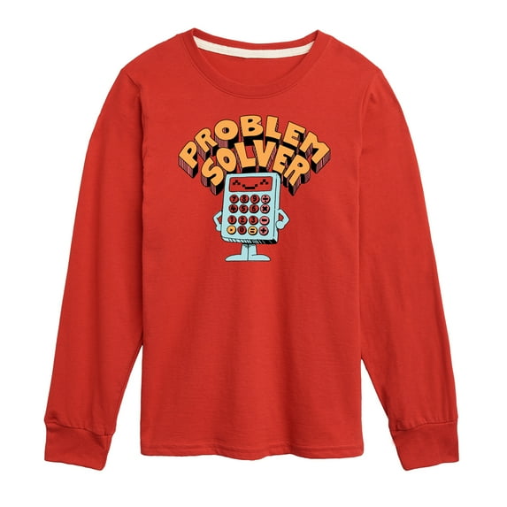 Instant Message - Problem Solver - Toddler & Youth Long Sleeve Graphic T-Shirt