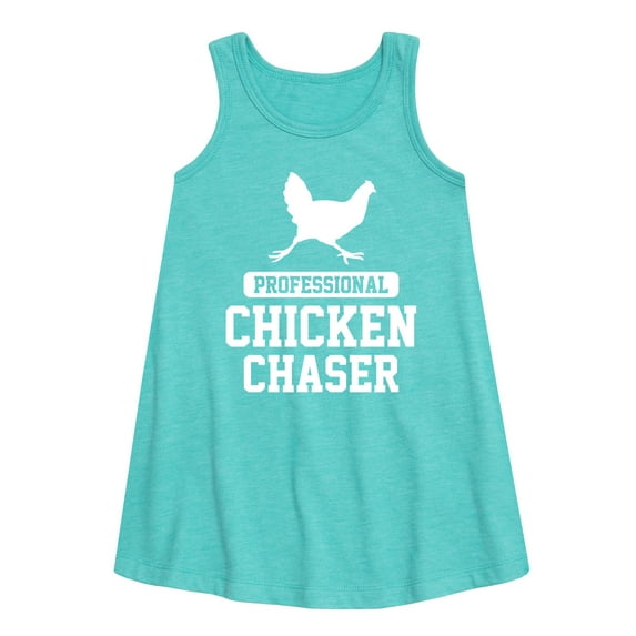 Instant Message - Professional Chicken Chaser - Toddler & Youth Girls A-line Dress