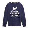 thumbnail image 1 of Instant Message - Professional Chicken Chaser - Toddler & Youth Long Sleeve Graphic T-Shirt, 1 of 6