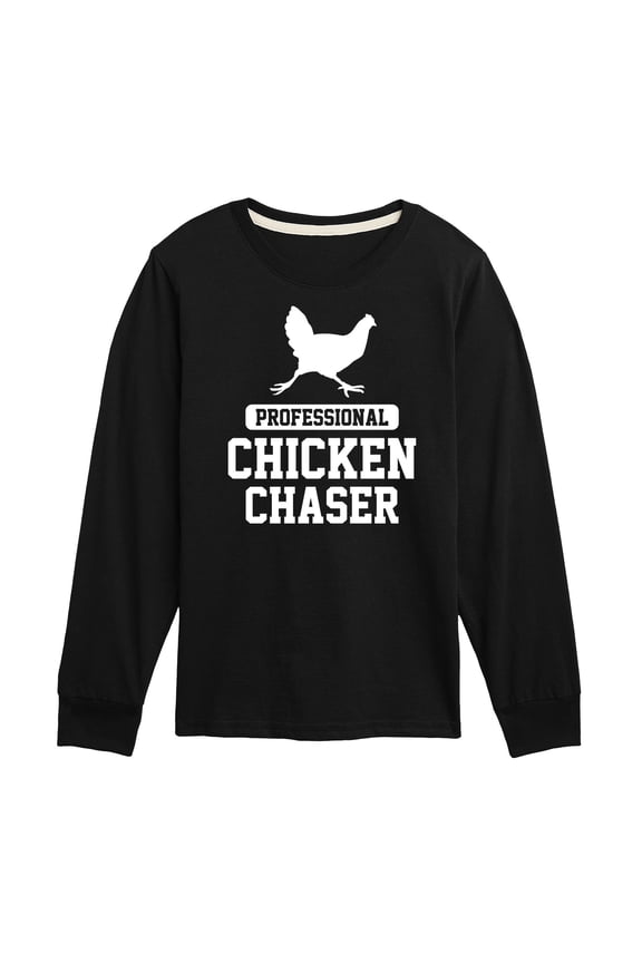 - Professional Chicken Chaser - Toddler & Youth Long Sleeve Graphic T-Shirt