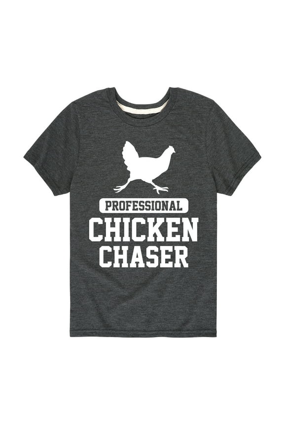 - Professional Chicken Chaser - Toddler & Youth Short Sleeve Graphic T-Shirt