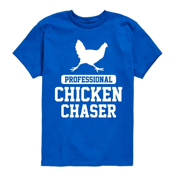 Instant Message - Professional Chicken Chaser - Toddler & Youth Short Sleeve Graphic T-Shirt
