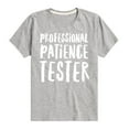 thumbnail image 1 of Instant Message - Professional Patience Tester - Toddler Short Sleeve Tee, 1 of 4